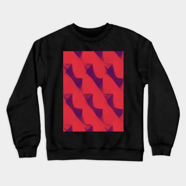 Melting Dark Chocolate Pattern made from Heart (MD23Val023) Crewneck Sweatshirt by Maikell Designs
